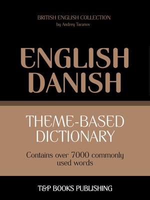 cover image of Theme-Based Dictionary